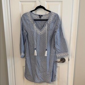 Hatley Dress/Cover Up with White Embroidery